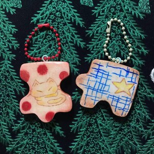 Handmade Cartoon Cat Charm