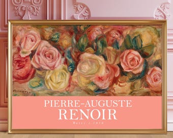大型アンティークフランス風景油絵、署名入りリバー印象派アート