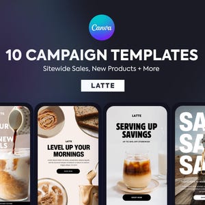 Canva Email Marketing Templates | Email Newsletter Template, Email Campaign Template, Klaviyo Email Template, Mailchimp Email Template