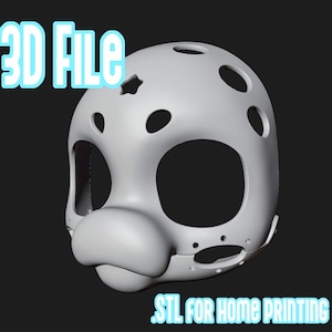 Fursuit Head Base Kemono Dragon Furry｜Custom Size｜Halloween Party Gift｜Christmas Gift｜3D Print Fursuit Mask|Furry Stuff