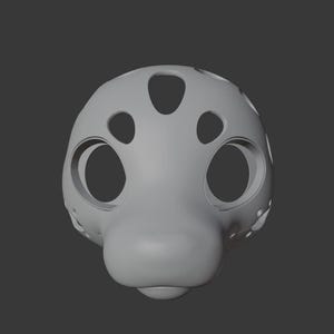 Fursuit Eyeblanks Base 2.0 For Kawaii Dog furry｜Standard Size｜Halloween Party Gift｜Christmas Gift｜3D Print Fursuit Mask | Mask |Furry Stuff