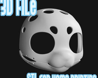 Fursuit Head Base kemono furry｜Custom Size｜Halloween Party Gift｜Christmas Gift｜3D Print Fursuit Mask | Mask|Furry Stuff