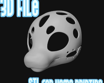 Fursuit Head Base kawaii dog furry｜Custom Size｜Halloween Party Gift｜Christmas Gift｜3D Print Fursuit Mask | Mask|Furry Stuff