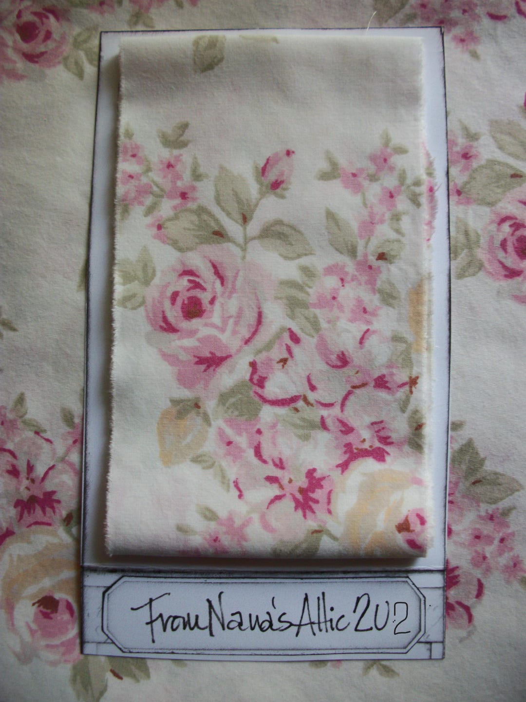 Vintage Hand Torn Fabric Strip, 3' Fabric Strips, 3" X 1 Yard+, Rare ...