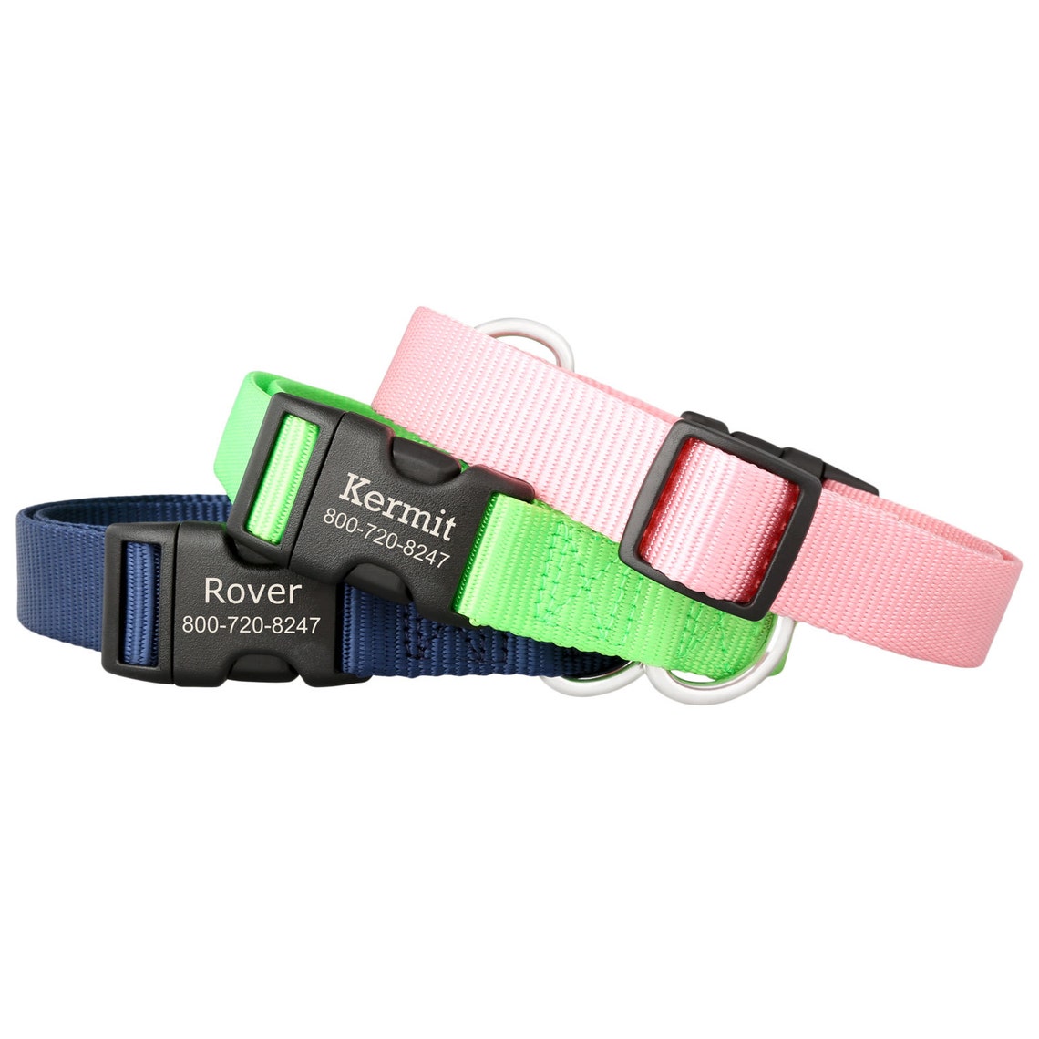 Personalized Buckle Nylon Dog Collar Nylon Dog Collar with Etsy