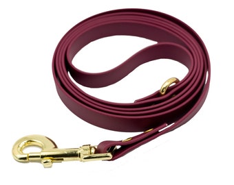 Waterproof Softgrip leash with Brass Hardware