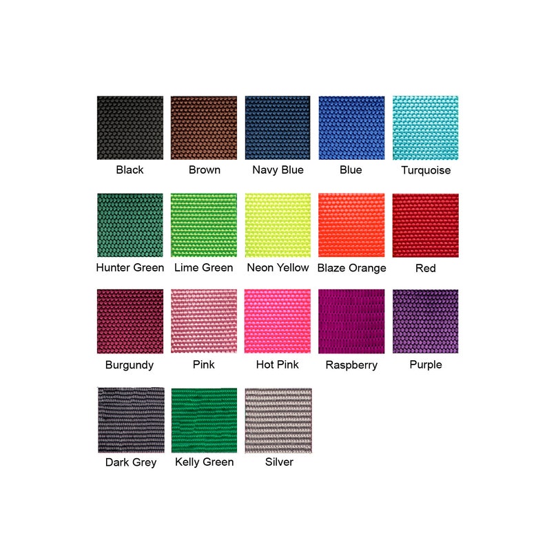 Nylon Color Swatches