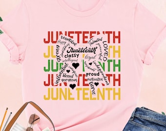 Juneteenth Since 1865 Shirt, Black History Month Coquette Tee, Black Woman Gift, Black Girl,  Black Power, Afro American, Human Rights Shirt