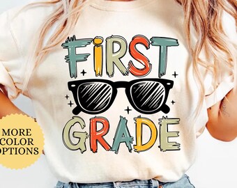Comfort Colors® First Grade Teacher Shirt, First Grade Back To School Tee, 1st Grade Tshirt, Teacher Appreciation Gift, First Day Of School