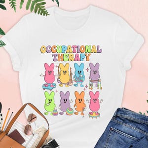 OT Therapist Easter Bunny Shirt, Occupational Therapy Tee, OT Therapist Gift,OT Pediatric,Ot Assistant,Ot Student,Easter Day,Celebration Tee