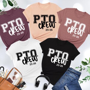 PTO Crew Shirts, Parent Teacher Organization Tee, PTO Gift, Matching Tee, Parent Teacher Association, PTO Team, Parent Teacher, School Gift