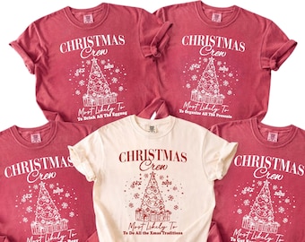 Comfort Colors® Most Likely To Christmas Crew Shirts, Custom Christmas Shirts, Funny Christmas Tees, Christmas Matching, Christmas Gifts