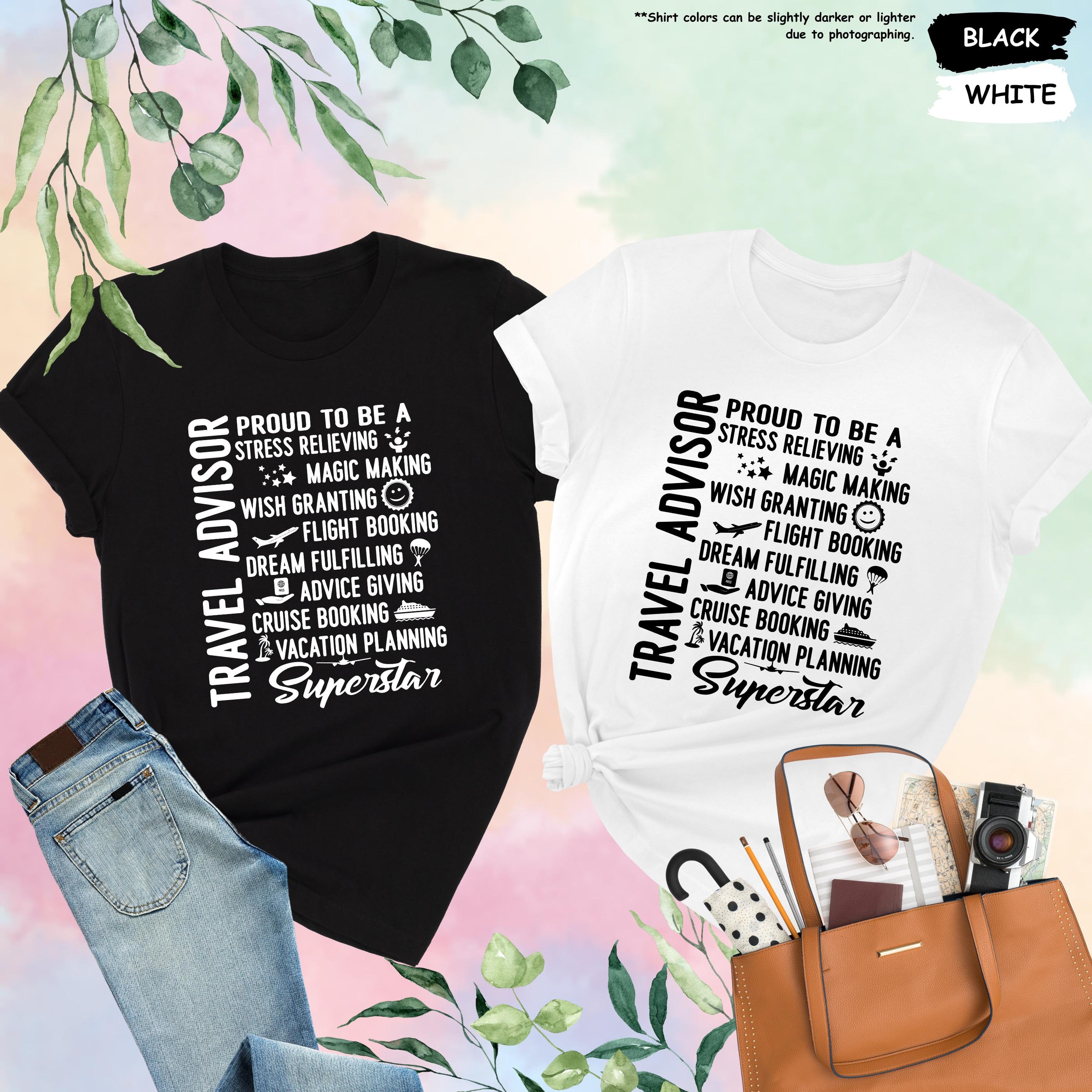 Travel Advisor Shirt Women, Travel Advisor Gift, Travel Agent Tee, Coworker Gift, Travel Quotes, Travel Agency Crew Gift, Travel Lover Gift