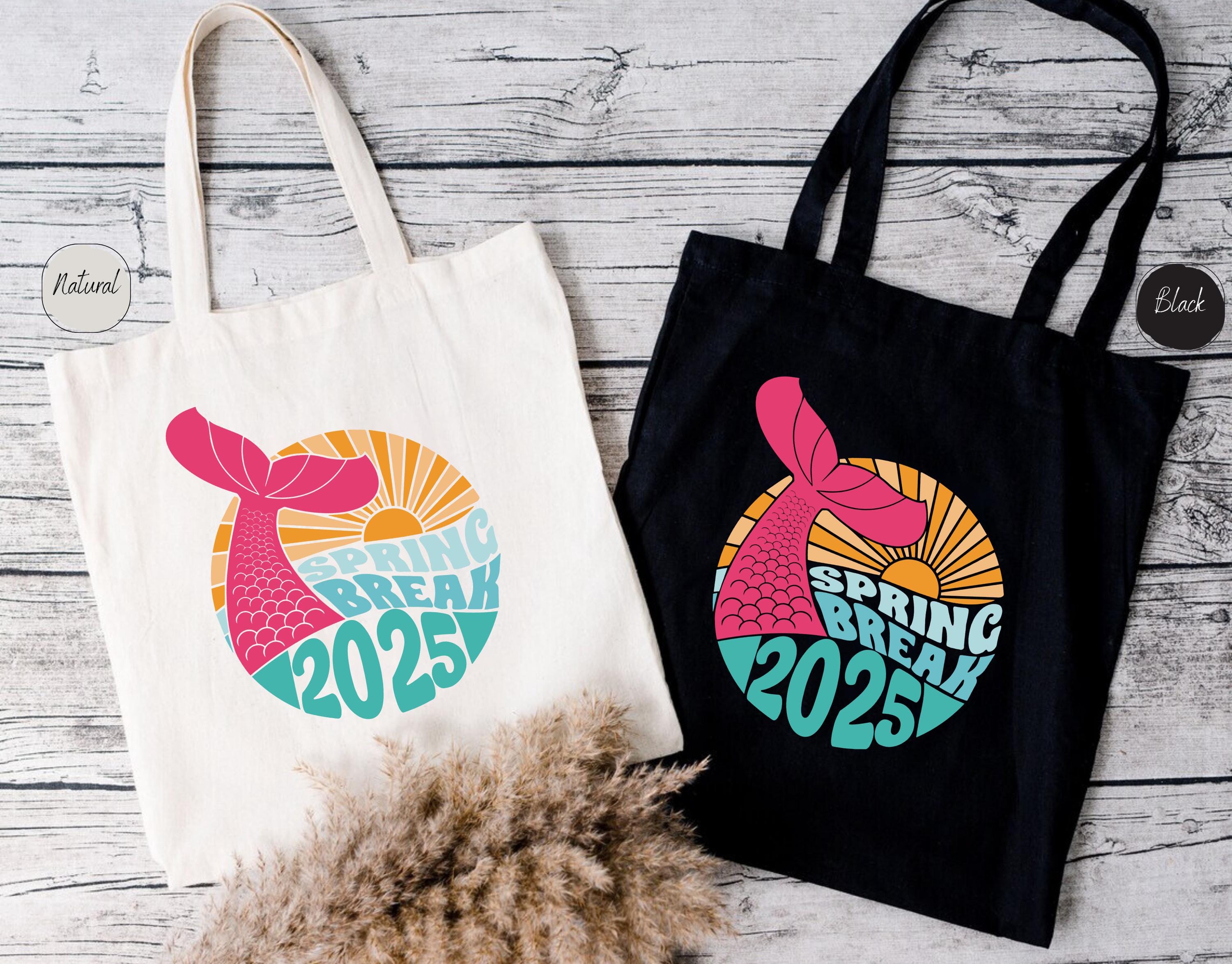 Spring Break 2025 Tote Bag, Spring Break Gift Woman,mom