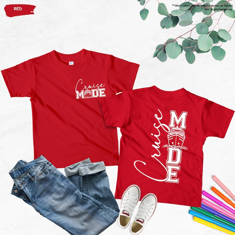 Cruise Mode Kids Shirt, Kids Cruise Shirt, Family Cruise Gift, Cruise Squad Tee, Kids Trip Gift, Family Vacation, Summer Cruise Trip Shirt image 3