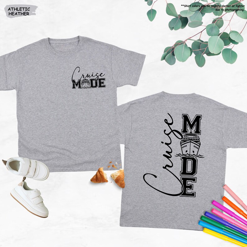 Cruise Mode Kids Shirt, Kids Cruise Shirt, Family Cruise Gift, Cruise Squad Tee, Kids Trip Gift, Family Vacation, Summer Cruise Trip Shirt image 8