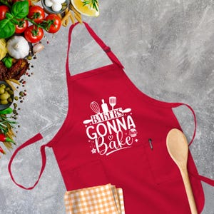 Bakers Gonna Bake Christmas Apron, Christmas Baking Gift, Merry Xmas Gift,Kitchen Apron,Cookie Baking Crew,Baking Lover,Holiday Baking Apron