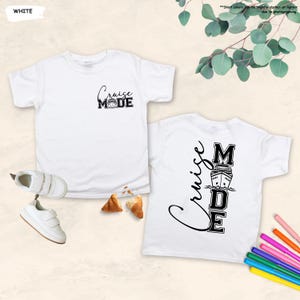 Cruise Mode Kids Shirt, Kids Cruise Shirt, Family Cruise Gift, Cruise Squad Tee, Kids Trip Gift, Family Vacation, Summer Cruise Trip Shirt image 7