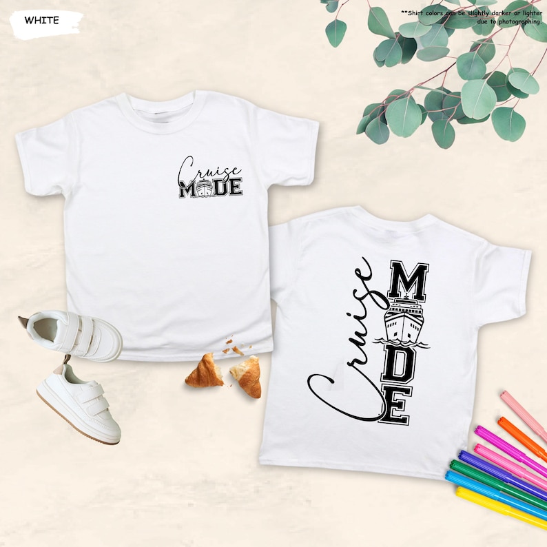 Cruise Mode Kids Shirt, Kids Cruise Shirt, Family Cruise Gift, Cruise Squad Tee, Kids Trip Gift, Family Vacation, Summer Cruise Trip Shirt image 7