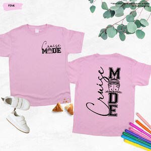 Cruise Mode Kids Shirt, Kids Cruise Shirt, Family Cruise Gift, Cruise Squad Tee, Kids Trip Gift, Family Vacation, Summer Cruise Trip Shirt image 2
