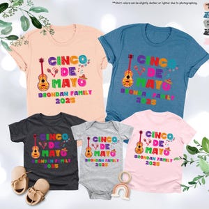 Custom Cinco De Mayo Shirt, Family Mexico Vacation Shirt, Fiesta Party Tee, Matching Family, Mexican Festival, Fiesta Squad, Celebration Tee
