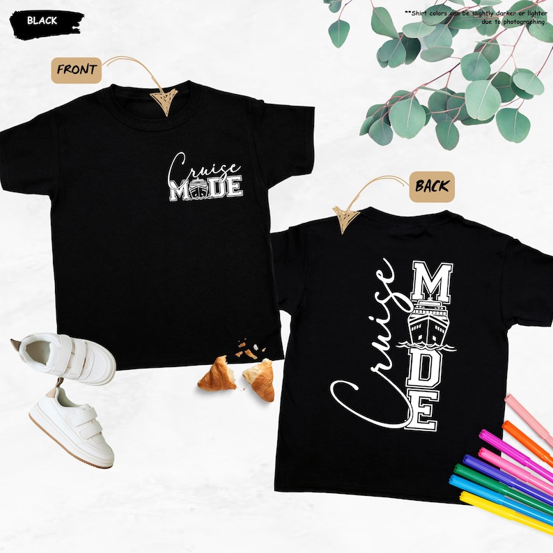 Cruise Mode Kids Shirt, Kids Cruise Shirt, Family Cruise Gift, Cruise Squad Tee, Kids Trip Gift, Family Vacation, Summer Cruise Trip Shirt image 6