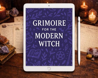 Grimoire voor moderne heksen | Spreuken, gidsen en sabbatten | Afdrukbaar en digitaal