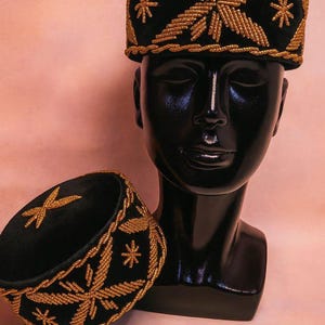 igbo red cap, chieftaincy, igbo royal, African Royal Cap, traditional igbo cap, chieftaincy cap, red igwe cap, Nigerian wedding, beaded cap