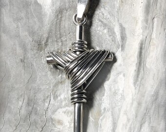 Vintage Taxco Sterling Silver Ankh Pendant Mexico 925 Egyptian Cross ...