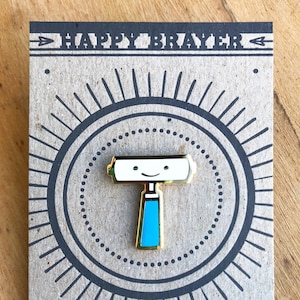 Happy Brayer Enamel Pin