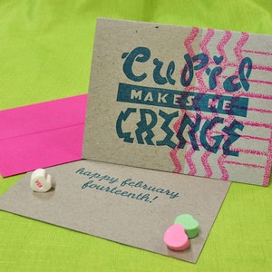 Carte anti-Saint-Valentin Cupidon