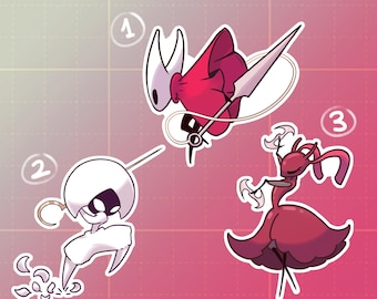 Hollow Knight-Silksong - Glossy Stickers