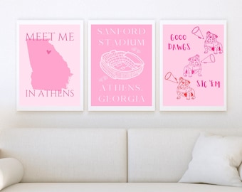 University of Georgia Cute Preppy Prints