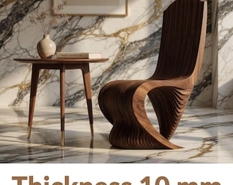 Parametric Chair CNC File DXF SVG Wood Chair Plan