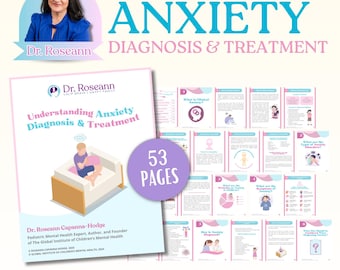 Verstehen von Angst bei Kindern und Jugendlichen, Angst-Arbeitsblätter, Therapiebüro-Ressourcen, Angst-Bundle, soziale Angst, DBT CBT SEL, Bewältigung