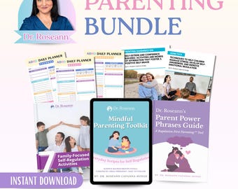 Elternschafts-Bundle, Emotionsregulierung, Stressbewältigung (digital druckbare PDFs)