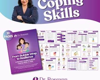 Coping Skills Toolbox, zelfregulatiewerkboek voor neurodivergente kinderen (invulbaar digitaal boek)