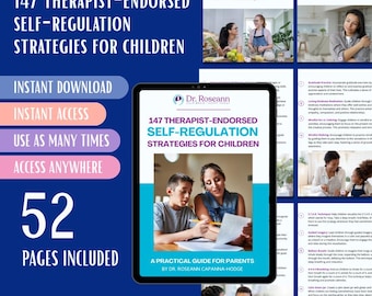 147 Von Therapeuten unterstützte Selbstregulierungstechniken bei Kindern | Emotionale Regulations-Methoden | Elternschaft