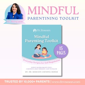 Mindful Parenting Toolkit parenting script child therapy Coping Cards ADHD Parenting Autism Parent Help Meltdown Support Parenting Tips
