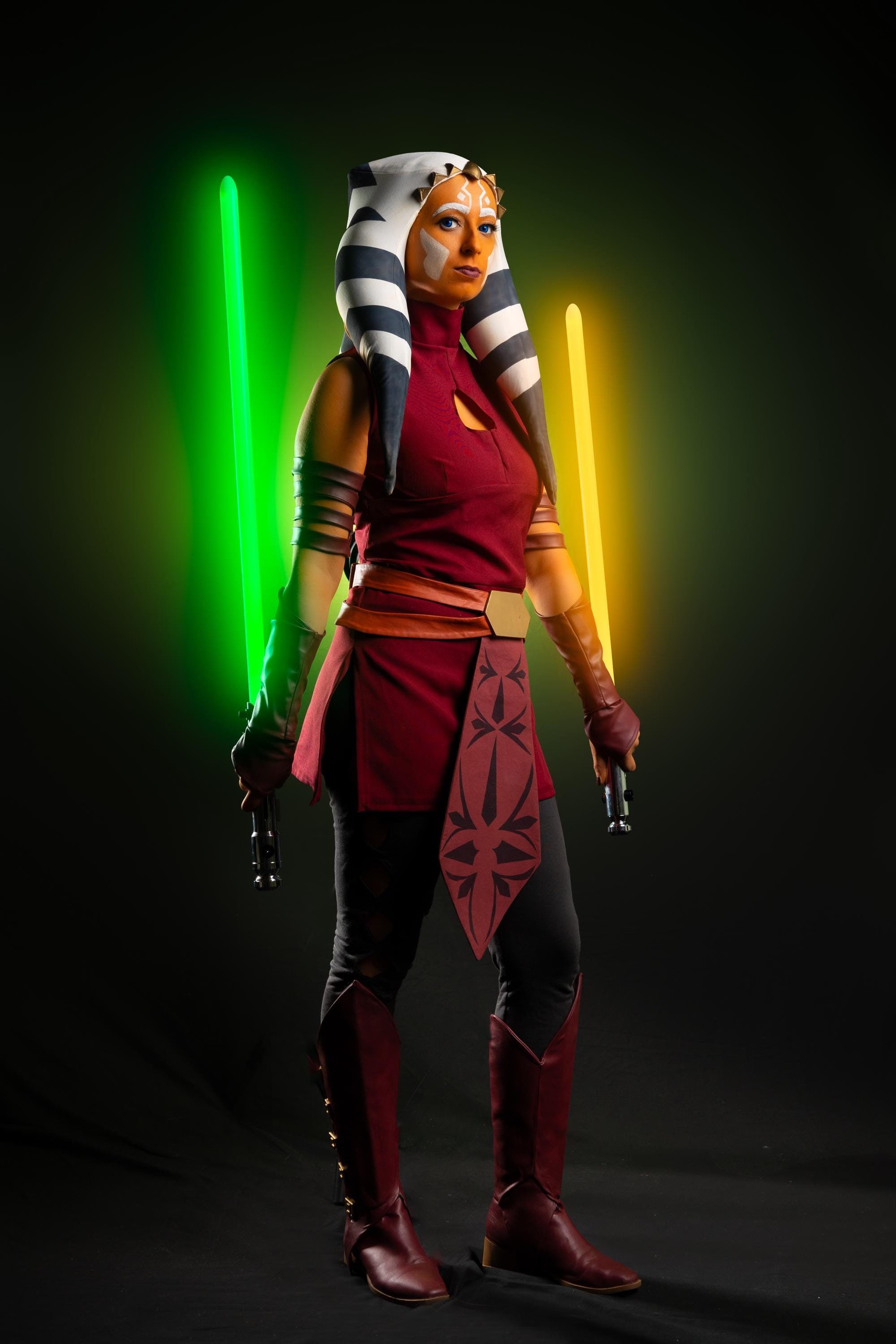 ahsoka red dress Cosplay Ahsoka Boss (the Clone Wars 3-5)