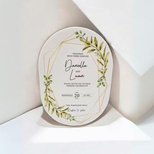 Invitación de acrílico de 1/8" de grosor— Hojas gráficas de 5" × 7"—(Seleccione el color) (Seleccione el paquete y la forma) Corte láser con bordes pulidos Plexiglás