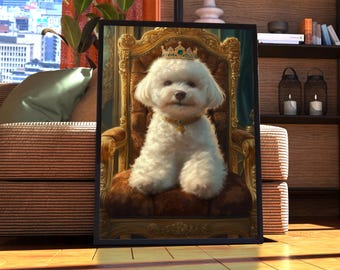 Bichon Frise Royales Hunde Poster