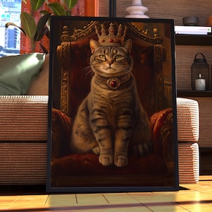 Retrato real de gato de Bengala - Póster de gato - Retrato de mascota - Arte personalizado para mascotas - Arte mural de Bengala - Arte mural de gato - Regalo para dueño de gato - Arte de Bengala