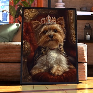 Retrato real de Shorkie - Póster de perro - Retrato de mascota - Arte personalizado para mascotas - Arte de Shorkie - Arte de perro - Regalo para amantes de los perros - Arte de regalo de retrato de Shorkie