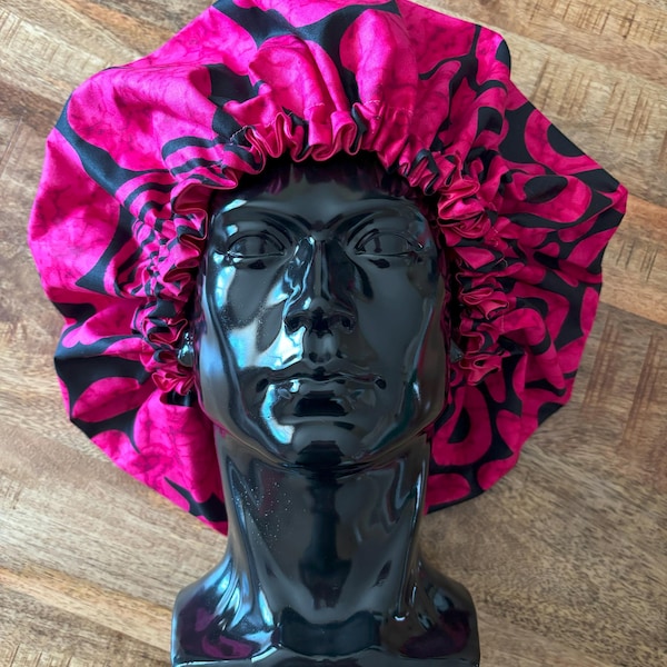 Adult/Child Satin Lined Hair Bonnet