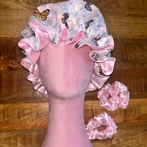 Satin Lined Ruffle Bonnet - Etsy display picture 3