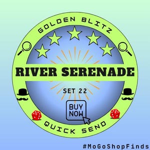 Mono Go Golden Blitz Alert!! RIVER SERENADE (April 1, 2026) l Fast delivery | Reserve your stickers now l 1 piece