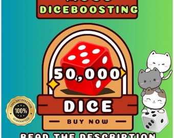 50K Dice Boosting Services Mono Go (Bitte lesen Sie die Beschreibung und schnelle Lieferung) Bitte kontaktieren Sie mich vor dem Kauf.