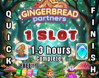 1 Slot Mono Go! May 25,2026 Gingerbread Partners Event l ( 1-3 hours complete) FULL CARRY SERVICE! (Quick Finish)