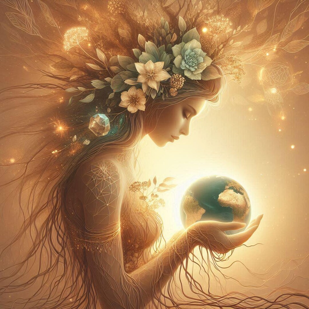 Mother Gaia Collection — 8 Sacred Earth Goddess Artworks | 4000x4000px ...
